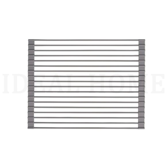 Roll Up Dish Drying Rack, Silicone Wrapped Over The Sink Multipurpose rack 1 Set - Picture 2 of 9